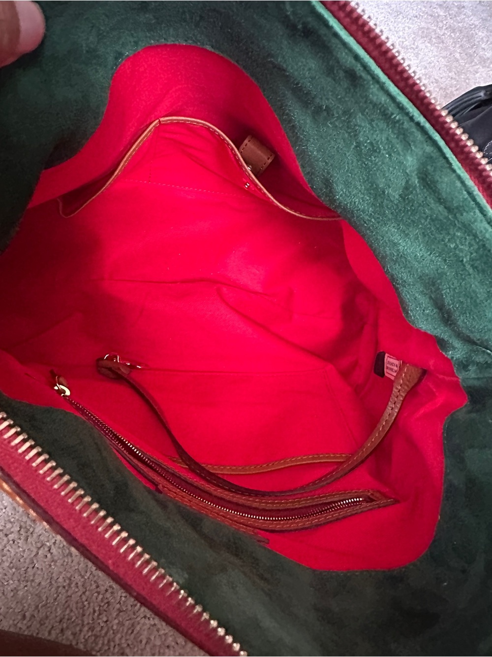 GUC 15” Large Dooney & Bourke Florentine Leather Satchel - Picture 13 of 16